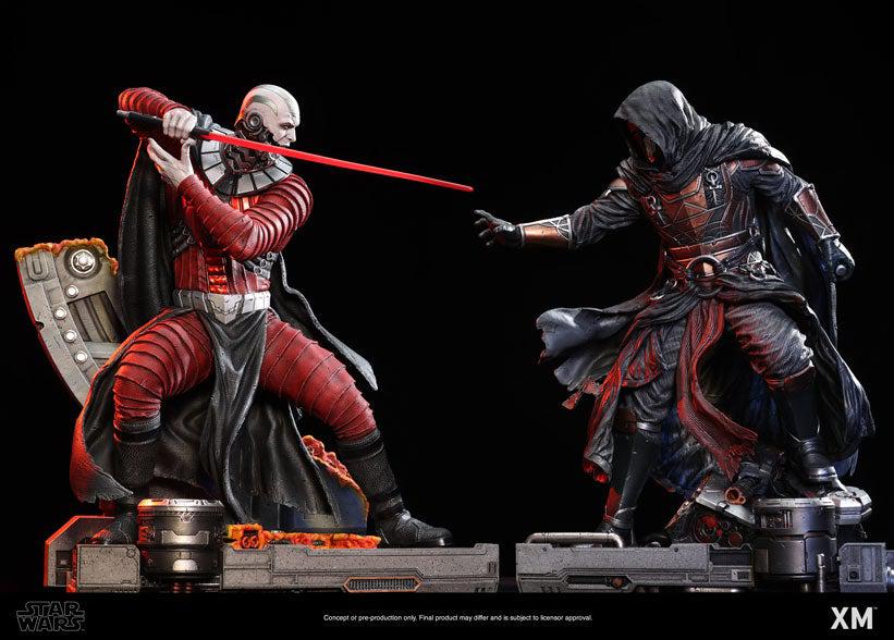 Darth Malak and Darth Revan 1/4 Scale Statue Set