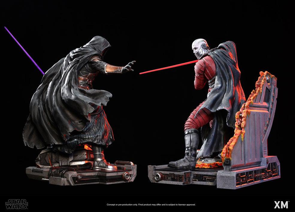 Darth Malak and Darth Revan 1/4 Scale Statue Set