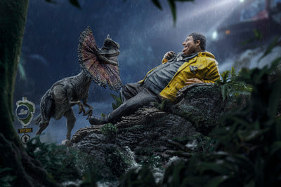 Jurassic Park - The Two Raptors Deluxe Art Scale 1/10