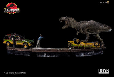 Jurassic Park - T-Rex Attack (Set A + Set B) BDS Art Scale 1/10