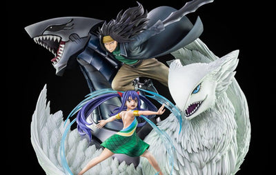 Fairy Tail HQS+ Gajeel & Wendy Limited Statue