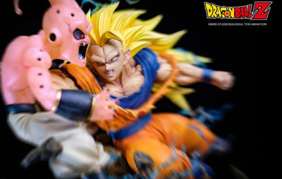 Dragonball Z Goku Vs Kid Buu Statue