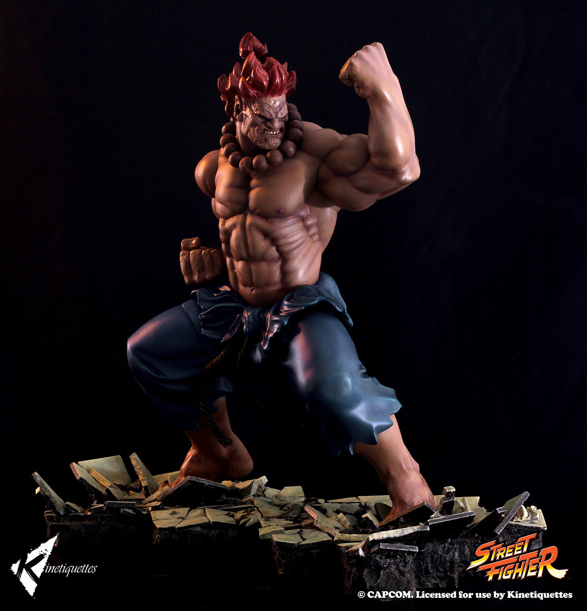 Street Fighter Akuma 1/4 Scale Statue, street fighter akuma 