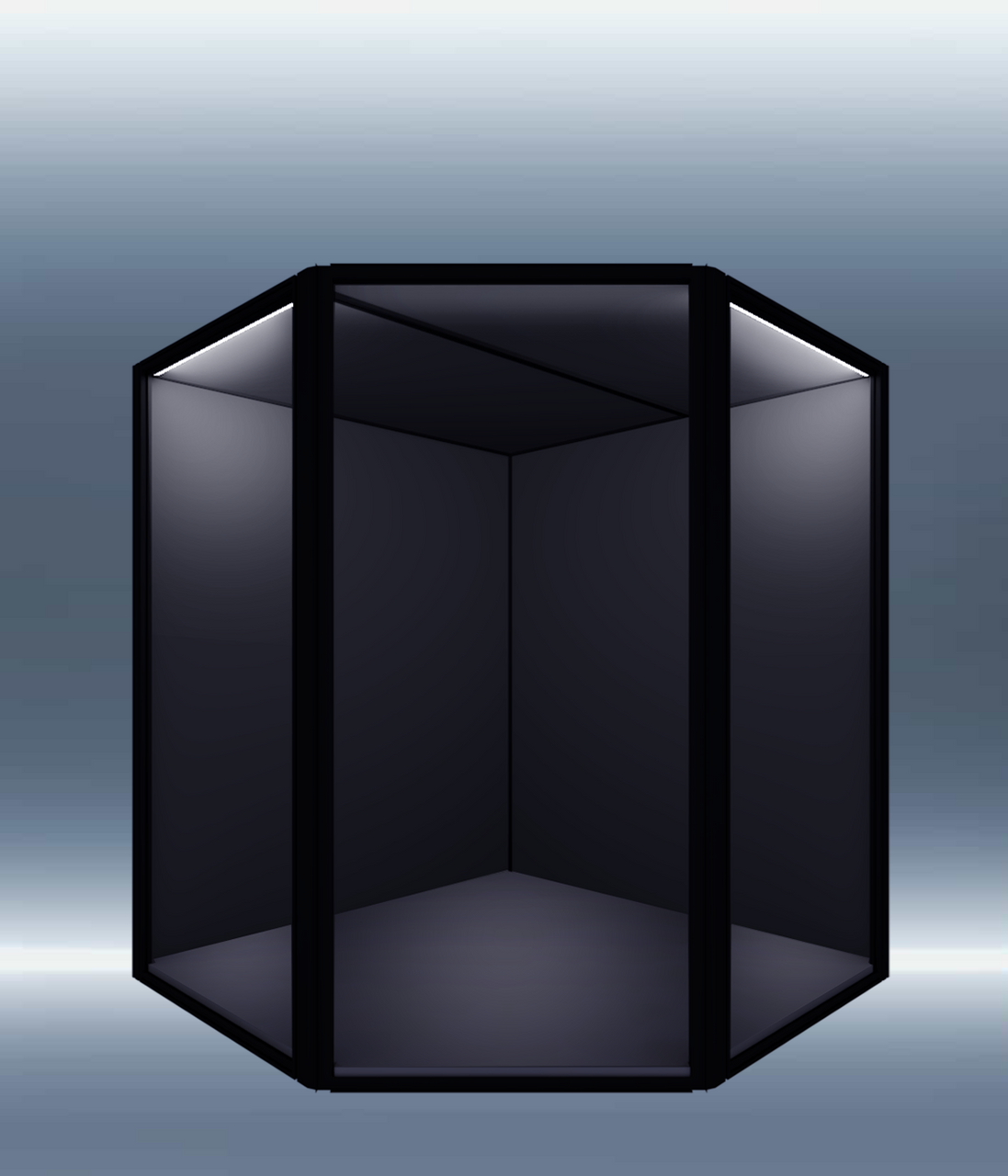 Moducase MAX - 45° Corner Display Case (Tall - 150cm)