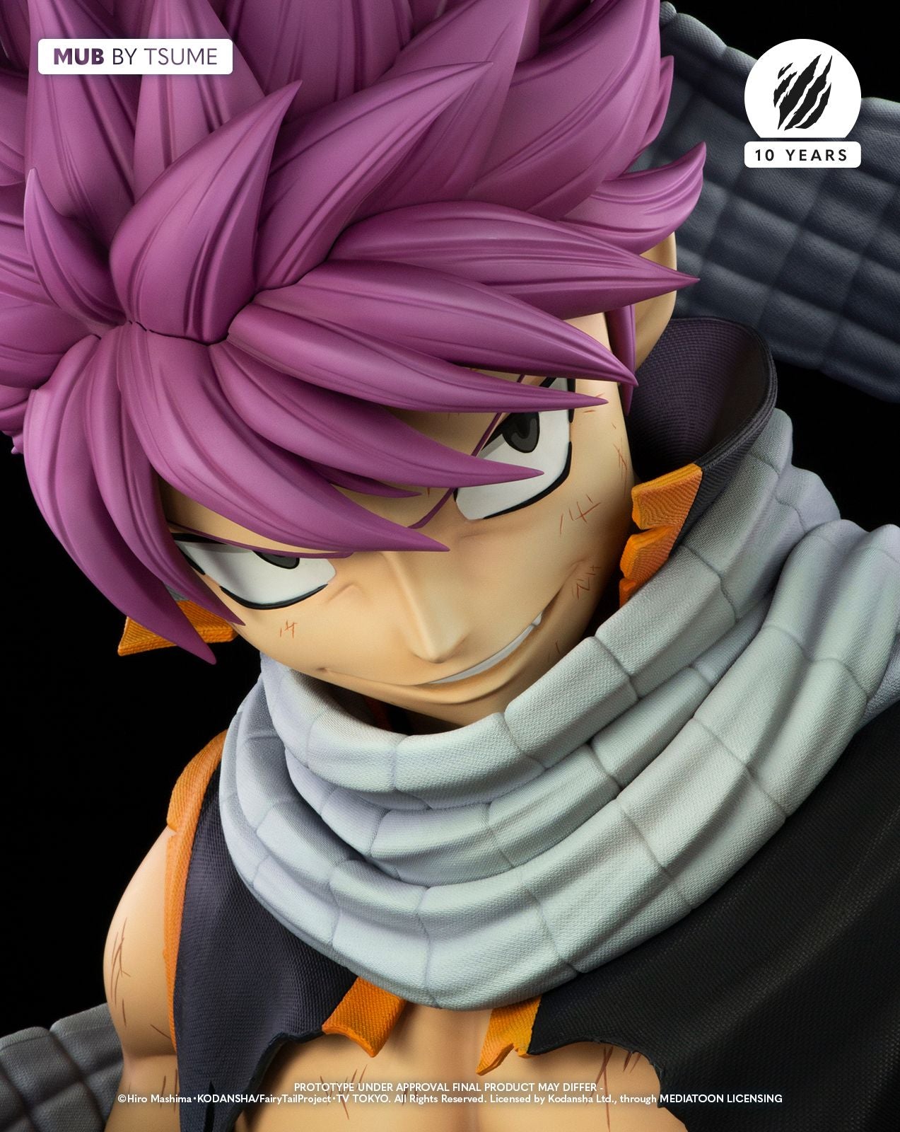 Fairy Tail HQS+ Natsu Dragneel 1/1 Scale Bust - Spec Fiction Shop