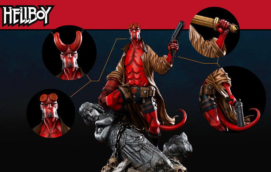 Hellboy 1/4 Scale Statue (Mignola Comic)