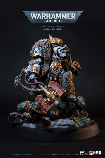 Warhammer 40,000: Logan Grimnar Statue