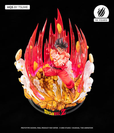 Dragon Ball Z HQS Goku Kaio-ken Statue