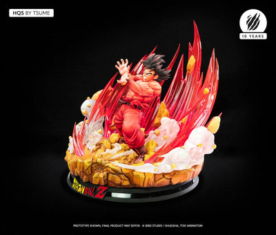 Dragon Ball Z HQS Goku Kaio-ken Statue