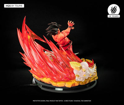 Dragon Ball Z HQS Goku Kaio-ken Statue