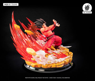 Dragon Ball Z HQS Goku Kaio-ken Statue