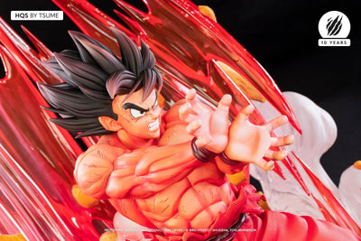 Dragon Ball Z HQS Goku Kaio-ken Statue