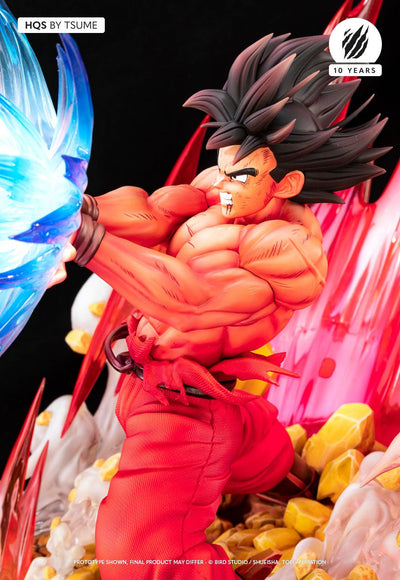 Dragon Ball Z HQS Goku Kaio-ken Statue