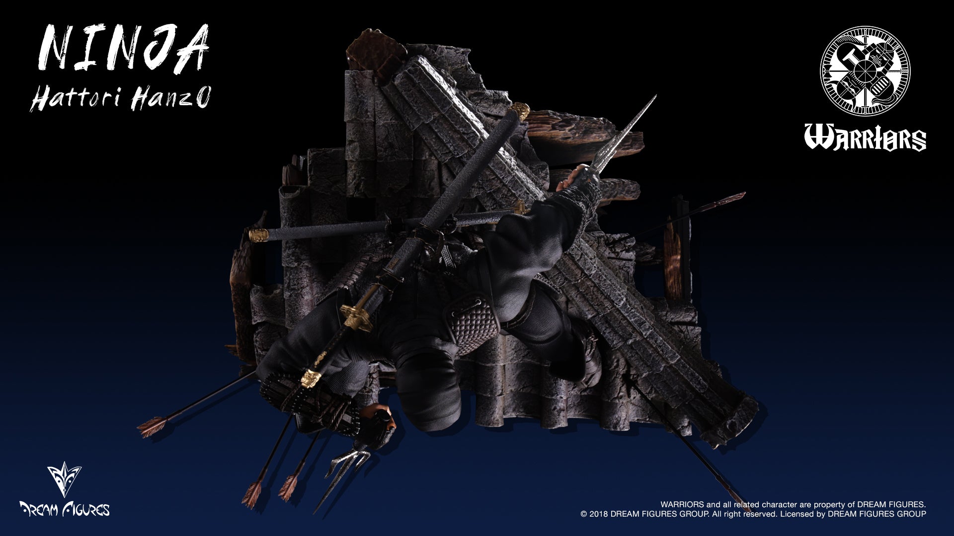 Ninja Hattori Hanzo 1/4 Scale Premium Statue