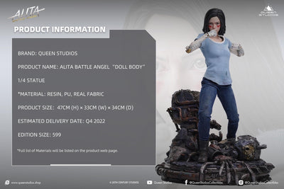 Alita Battle Angel "Doll Body" 1/4 Scale Statue