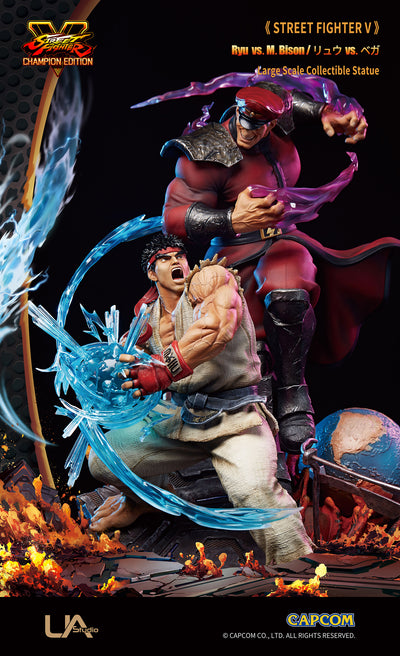 Street Fighter V Champion Edition - Ryu vs. M. Bison 1/6 Scale Statue