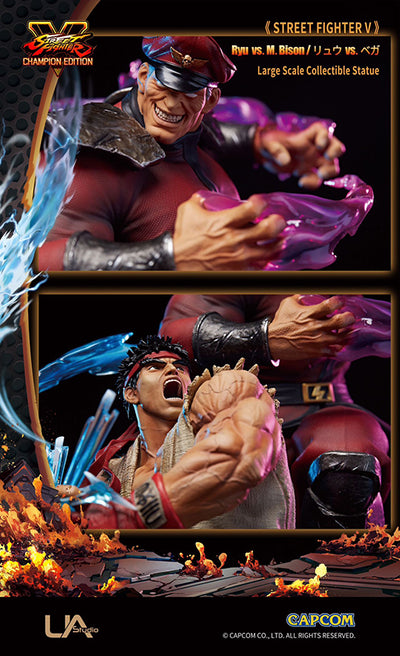 Street Fighter V Champion Edition - Ryu vs. M. Bison 1/6 Scale Statue