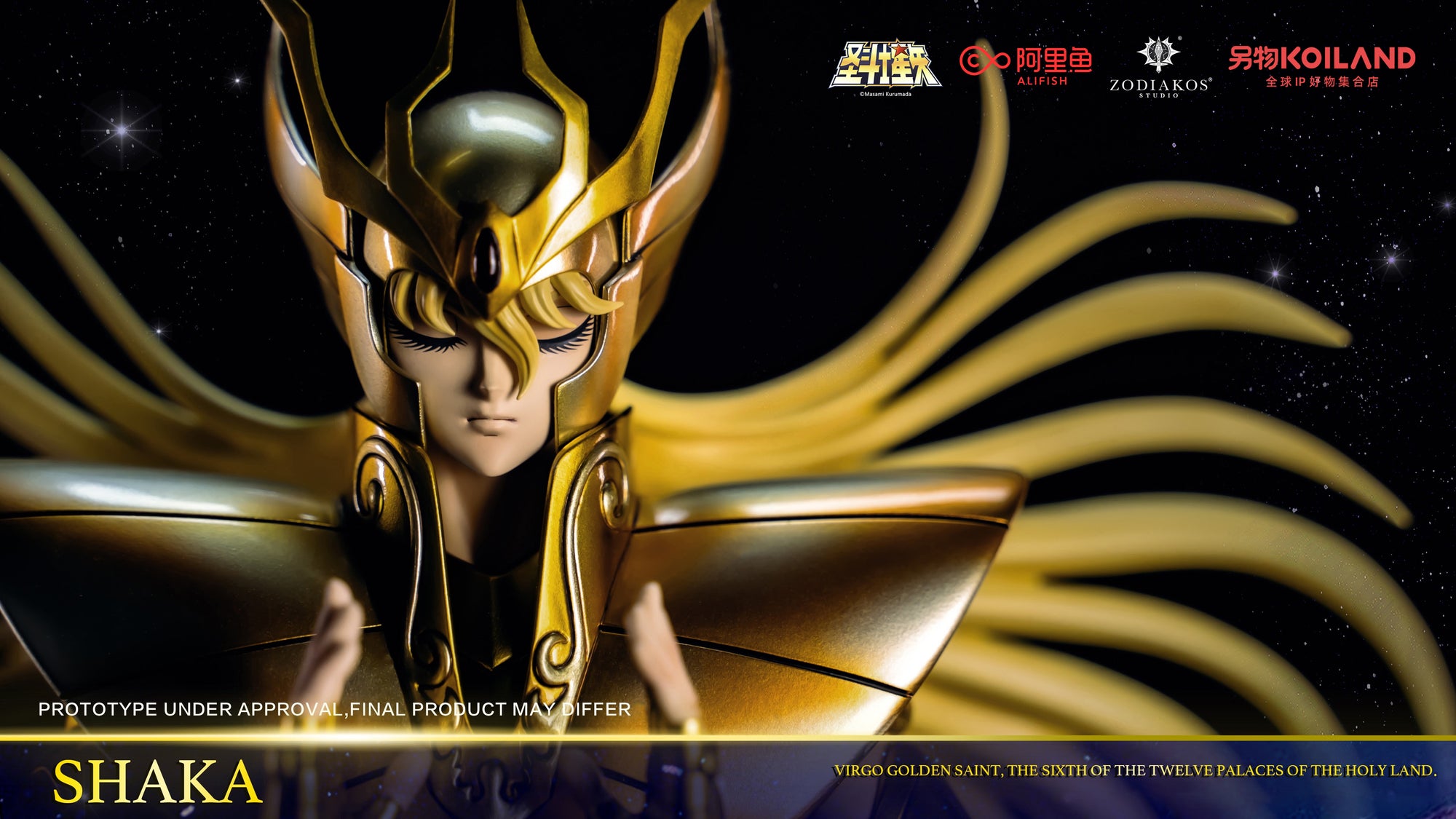 Saint Seiya - Shaka (Version C) 1/6 Scale Statue - Spec