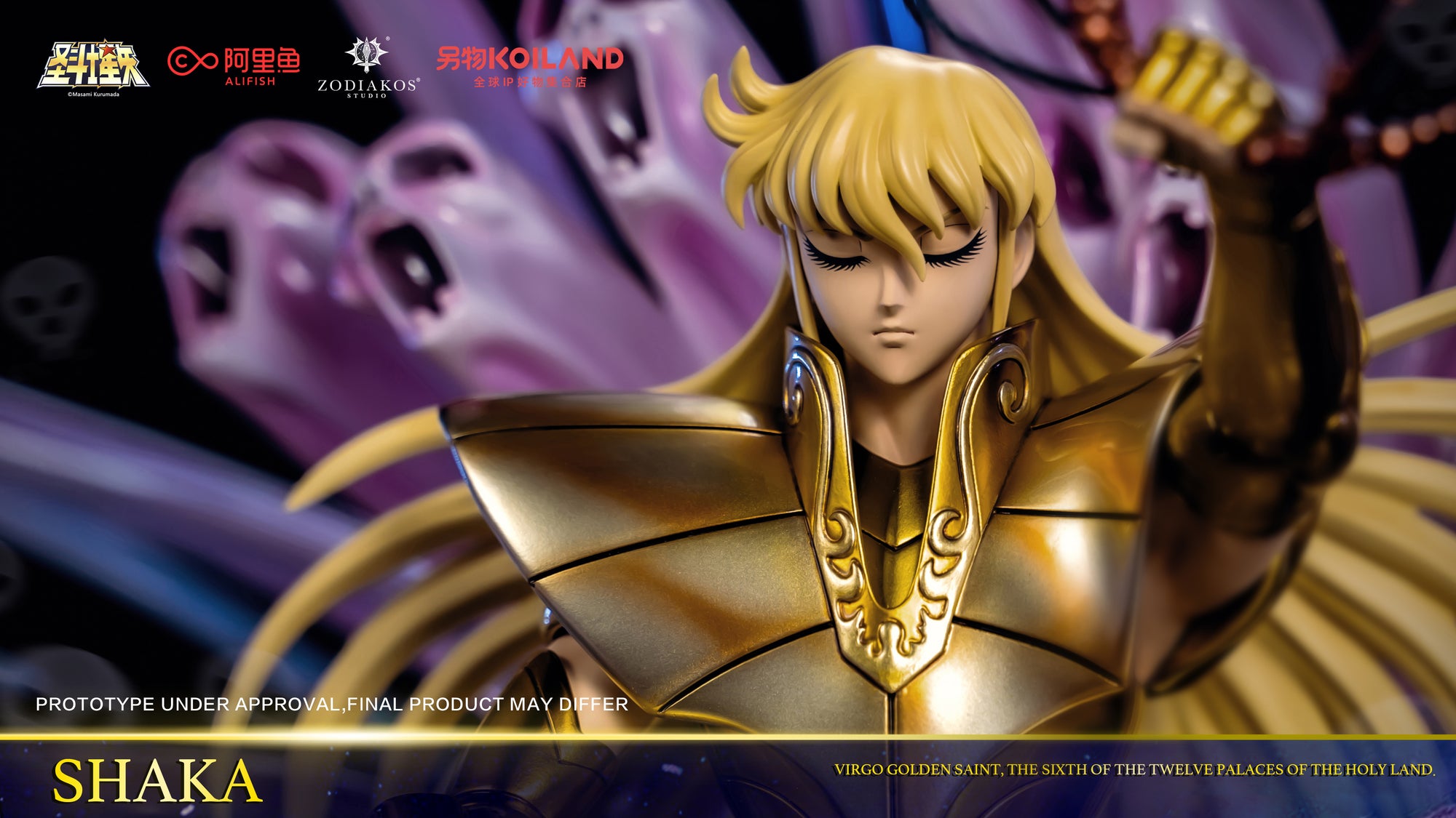 Saint Seiya - Shaka (Version B) 1/6 Scale Statue - Spec