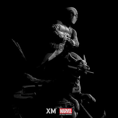 Kidpool and Dogpool 1/4 Scale Statue