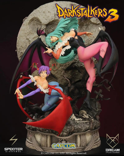 Darkstalkers 3 - Morrigan and Lilith 1/6 Scale Diorama