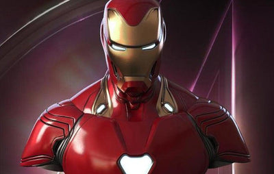 Avengers: Infinity War - Iron Man MK50 1:1 Scale Life-Size Bust - Clean Version