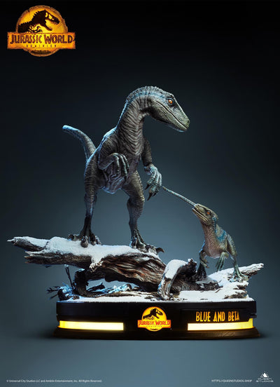 Jurassic World Dominion - Blue and Beta 1/7 Scale Statue