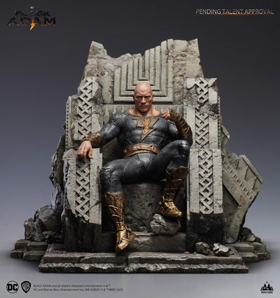 Black Adam on Throne 1/4 Scale Statue