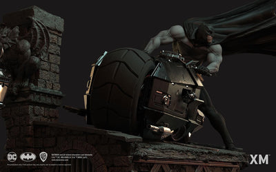 Batman - White Knight (Batcycle Edition) 1/4 Scale Statue