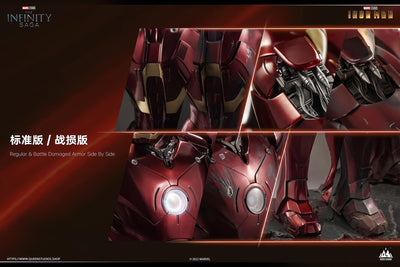 Iron Man Mark 3 (Battle Damaged) 1/2 Scale Statue