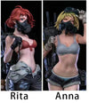 Border Hunter Rita and Anna 1/6 Scale Statue Set