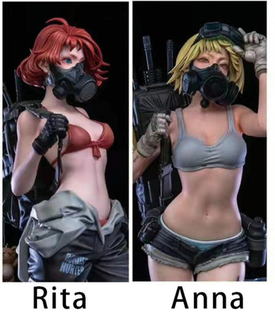 Border Hunter Rita and Anna 1/6 Scale Statue Set