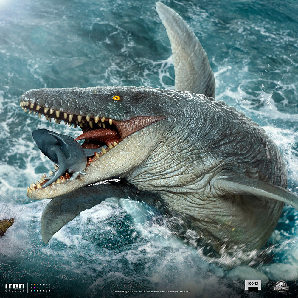 Jurassic World - Mosasaurus Icons Statue