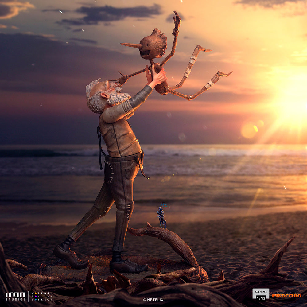 Gepeto and Pinocchio Art Scale 1/10