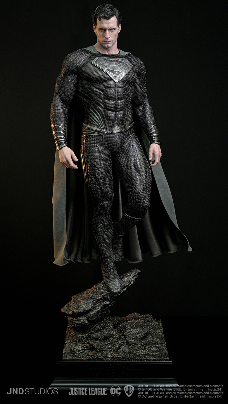 DC Comics Superman Black Suit 1:4 Legacy Replica Series Statue by Iron  Studios | Sideshow Collectibles