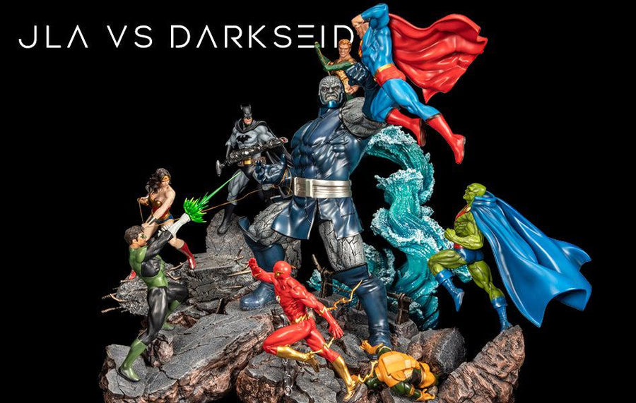 JLA Vs Darkseid Version A (Colour)
