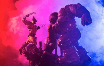 Wolverine Vs. Juggernaut 1/6 Statue Battle Diorama
