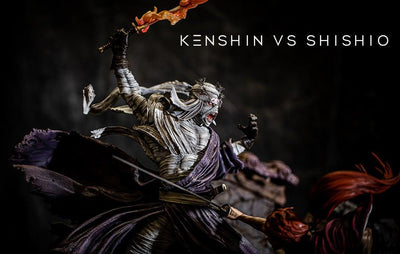 RUROUNI KENSHIN - KENSHIN VS SHISHIO Statue