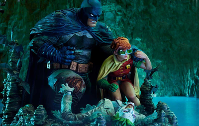 Batman Dark Knight III The Master Race - Batman & Robin Dead End (Ultimate Bonus Version) 1/4 Scale Statue
