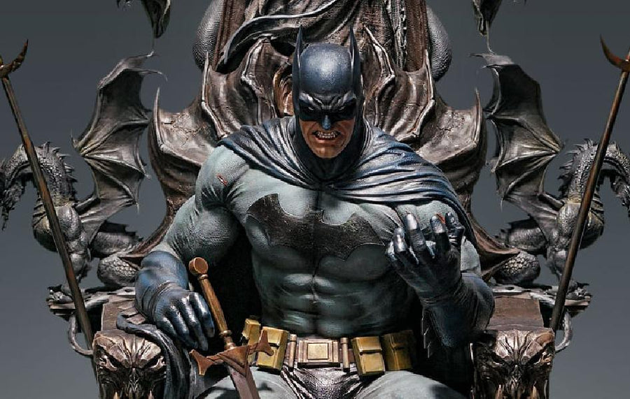 Batman on Throne PREMIUM 1/4 Scale Statue