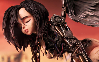 Battle Angel Alita - Gally Rusty Angel (Bonus Version) 1/4 Scale Statue