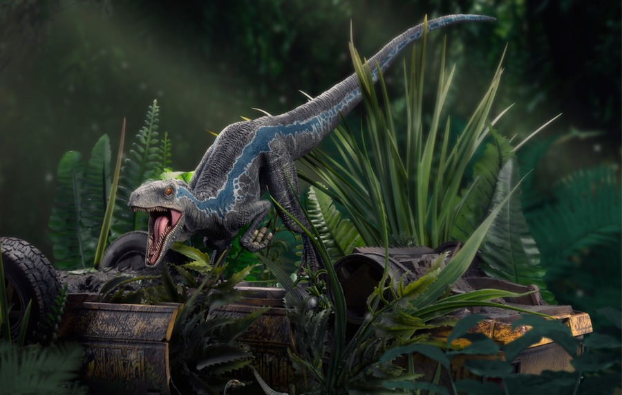 Jurassic World Fallen Kingdom - Blue Deluxe Art Scale 1/10