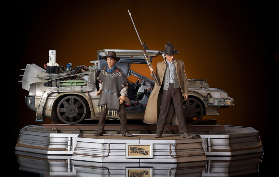 Back to the Future Part III - DeLorean III Full Set Art Scale 1/10