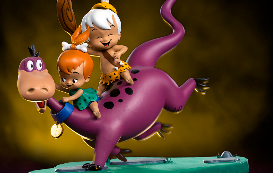 Dino, Pebbles, and Bamm-Bamm Art Scale 1/10