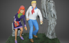 Scooby-Doo - Fred and Daphne 1/6 Scale Statue