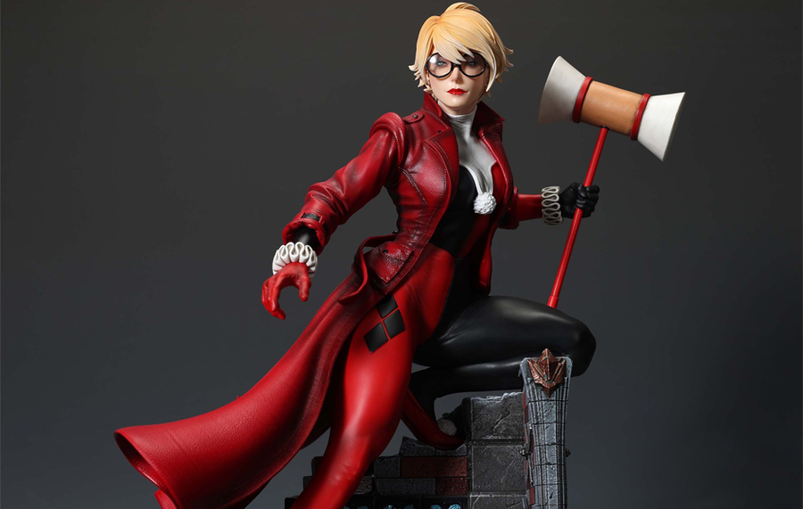 Batman White Knight - Harley Quinn (Regular) 1/4 Scale Statue