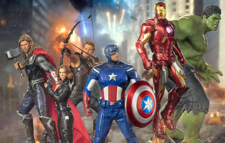 Battle of NY - Avengers Bundle BDS Art Scale 1/10