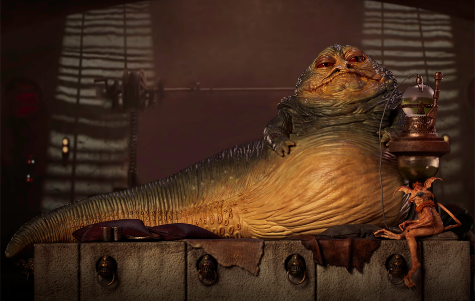 Jabba The Hutt Deluxe Art Scale 1/10 - Spec Fiction Shop