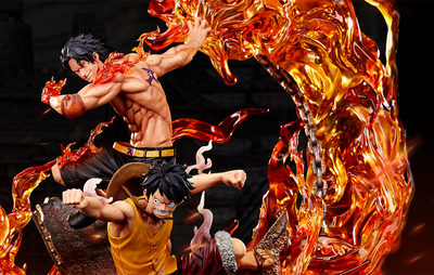 Luffy and Ace 1/6 Scale Statue