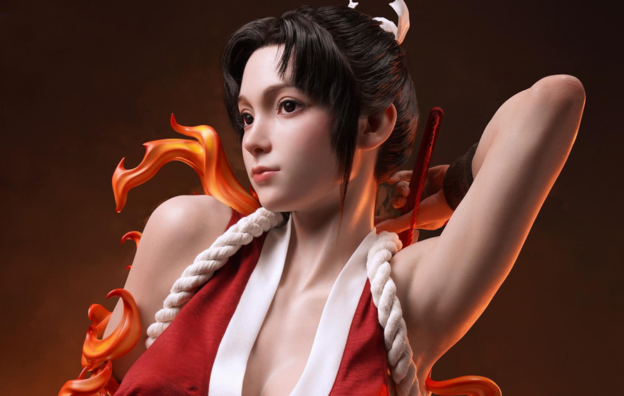 King of Fighters '97 - Mai Shiranui Life-Size Bust